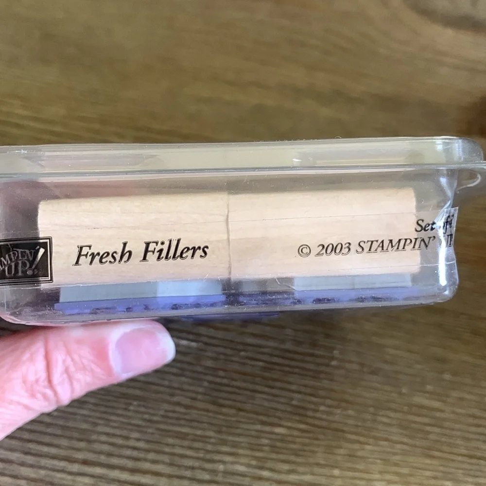 Stampin’ Up! Rubber Stamp Set Fresh Fillers Set of 4